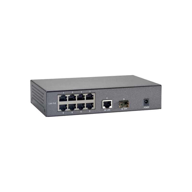 LevelOne PoE Switch – 10 Anschlüsse, Energie für Geräte