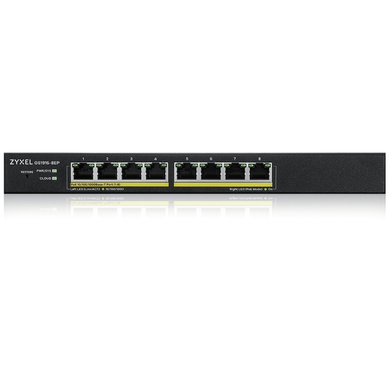 Zyxel 8-Port PoE Switch – Für kleine Unternehmensnetzwerke