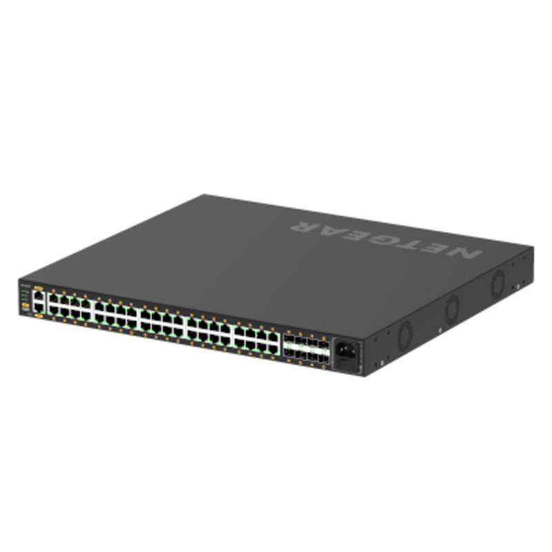Netgear Managed Switch – 40 PoE+ Ports, 480W Leistung