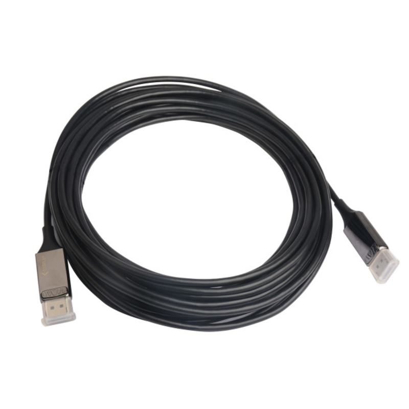 Techly DisplayPort-Kabel – 8K Unterstützung, 20 m Glasfaser
