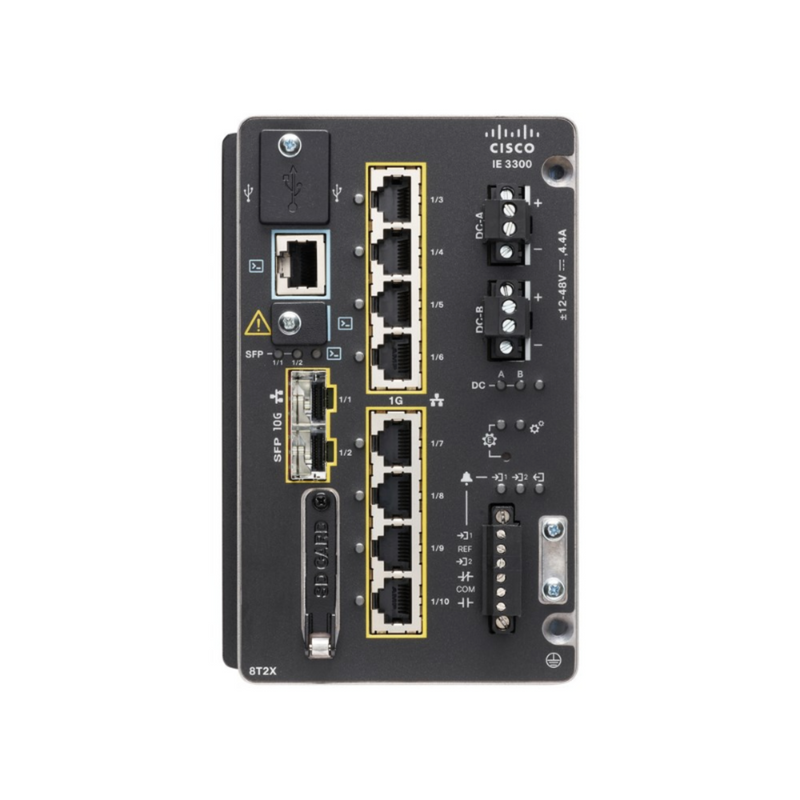 Cisco Netzwerk-Switch – 10 Anschlüsse, für DIN-Schiene