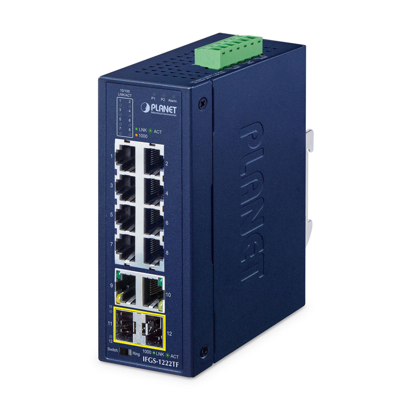 Planet Technology 8-Port Switch – Zuverlässiges Netzwerk für Unternehmen