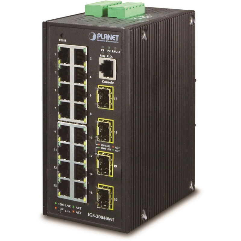 Planet Technology 20-Port Switch – für zuverlässige Netzwerkverbindungen
