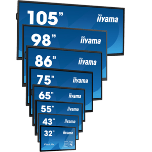 Iiyama 75" Touchscreen-Display – 4K UHD, interaktiv