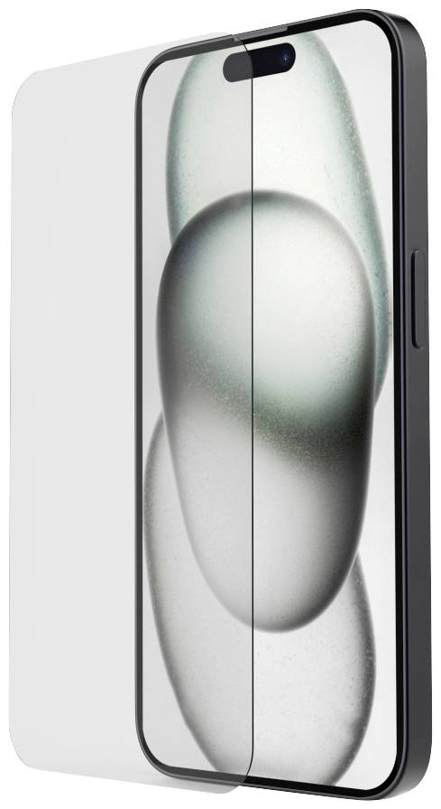 HAMA Bildschirmschutz – für iPhone 15, kratzfest & bruchsicher