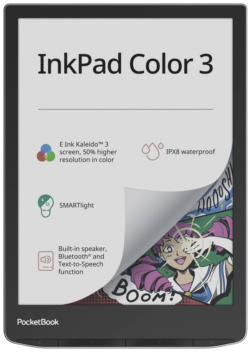 PocketBook InkPad Color 3 – Farbdisplay, 32 GB Speicher