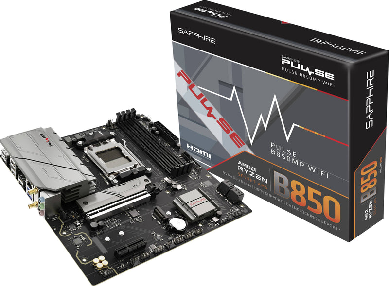Sapphire Pulse Motherboard – WLAN, kompakt für kleine PCs