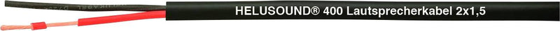 Helukabel Lautsprecherkabel – 2 x 1.50 mm², schwarz