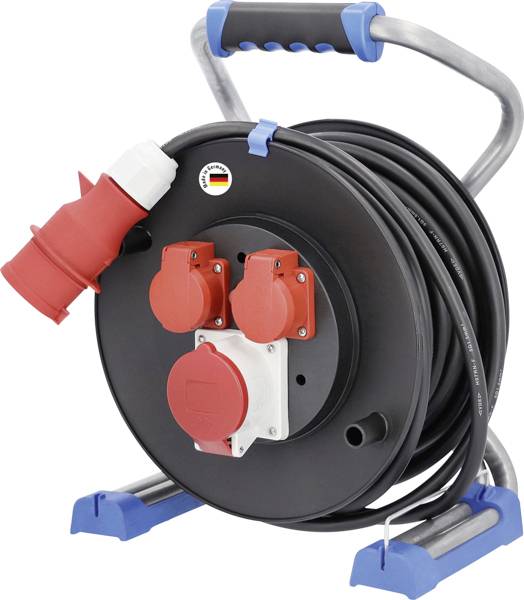 as - Schwabe Kabeltrommel – 40 m, CEE-Stecker 16 A