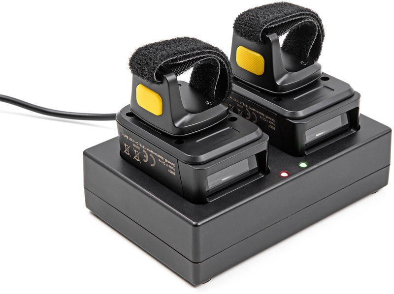 DELOCK Ringbarcode-Scanner – 1D & 2D, Bluetooth, Ladestation