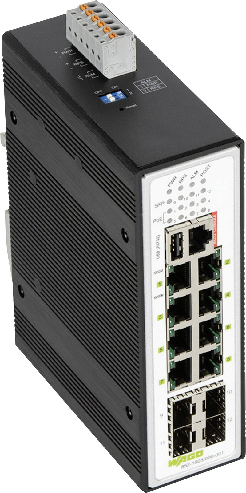 WAGO Netzwerk-Switch – für stabile und sichere Verbindungen