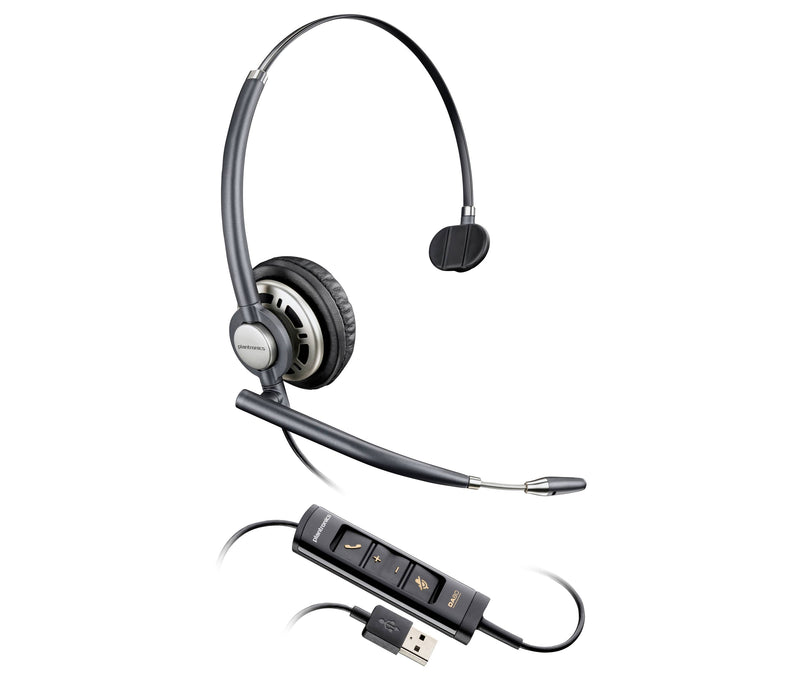HP Poly EncorePro Headset – USB-Anschluss, drehbares Mikrofon