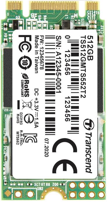 Transcend M.2 SSD – 512 GB, schneller Speicher
