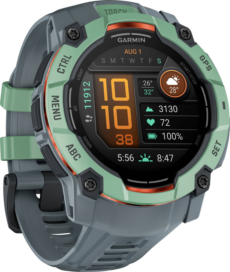 Garmin Instinct 3 Smartwatch – Robustes Design, AMOLED-Display