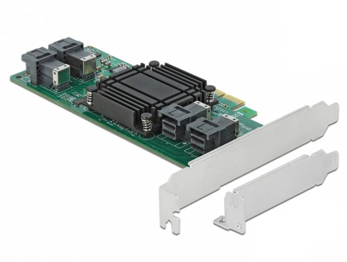 Delock Speicher-Controller – PCIe x8, 4 NVMe SSDs