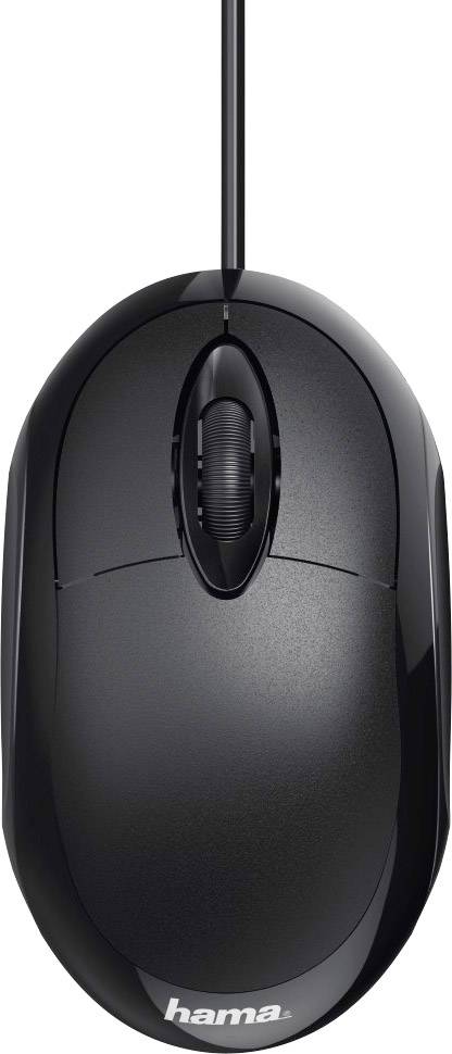 HAMA MC-100 Maus – Optisch, 3 Tasten, USB-Anschluss