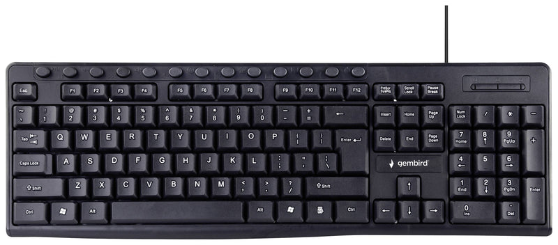 GEMBIRD Multimedia-Tastatur – USB-Anschluss, 13 Sondertasten