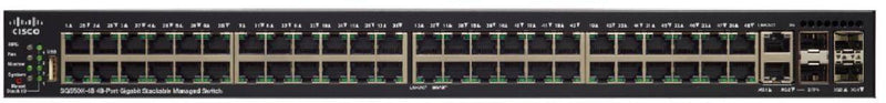 Cisco Switch – 48 Anschlüsse, einfach stapelbar
