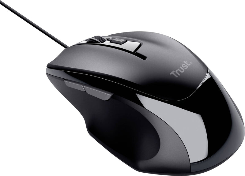 TRUST Voca Comfort Maus – Ergonomisch, 6 Tasten, USB