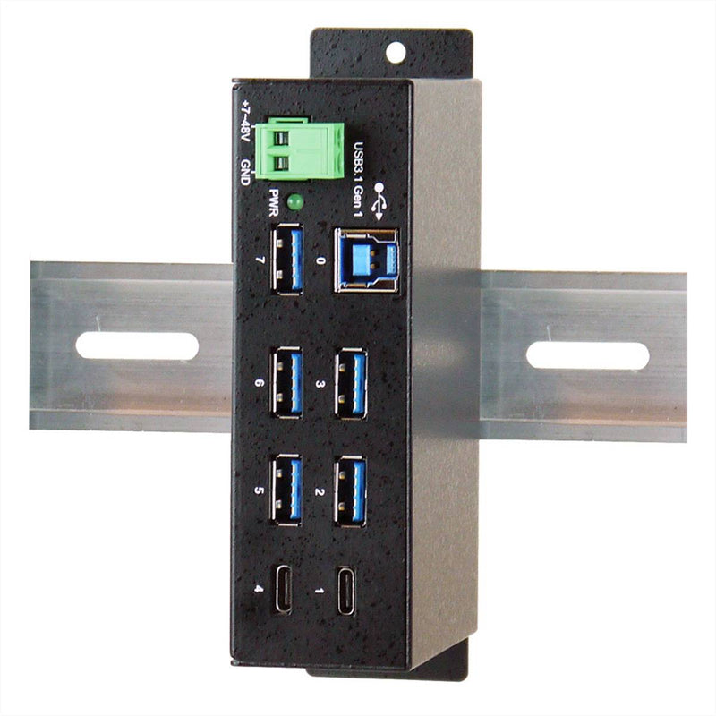 Exsys USB 3.0 Hub – 7 Anschlüsse, Überspannungsschutz