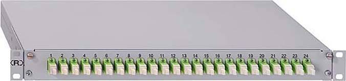 Rutenbeck Glasfaserkabelkiste – Ausziehbar, 19" Rack-kompatibel
