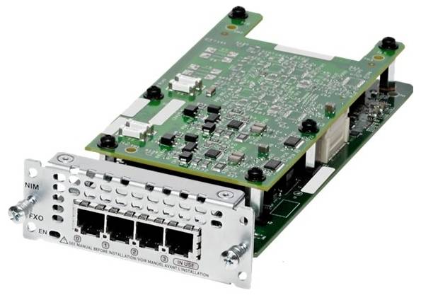 Cisco Netzwerkmodul – 4 analoge Anschlüsse, kabelgebunden