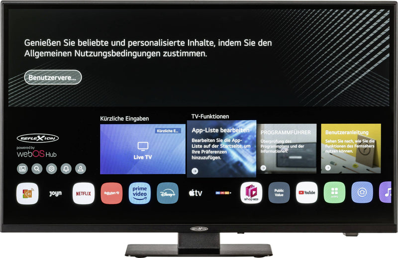 Ultramedia 24" Smart LED-TV – Full-HD, integrierter DVD-Player