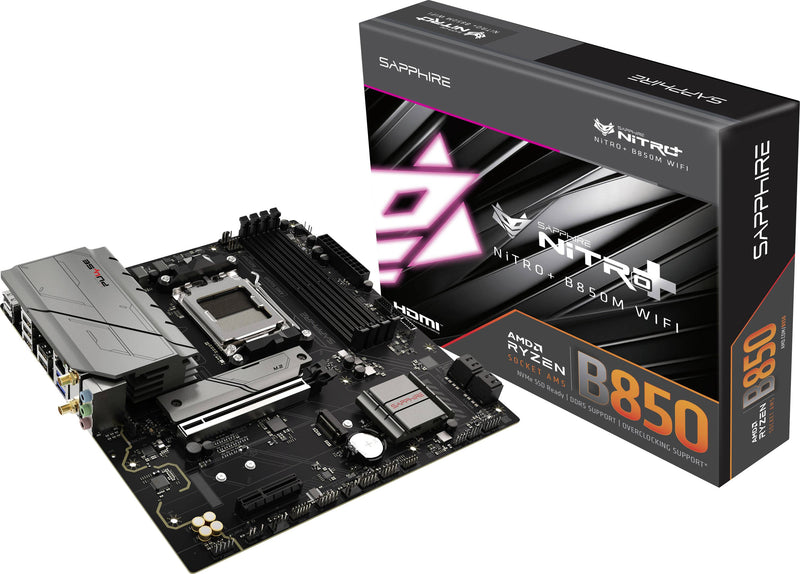 Sapphire NITRO+ Mainboard – WLAN, Sockel AM5 für AMD Ryzen