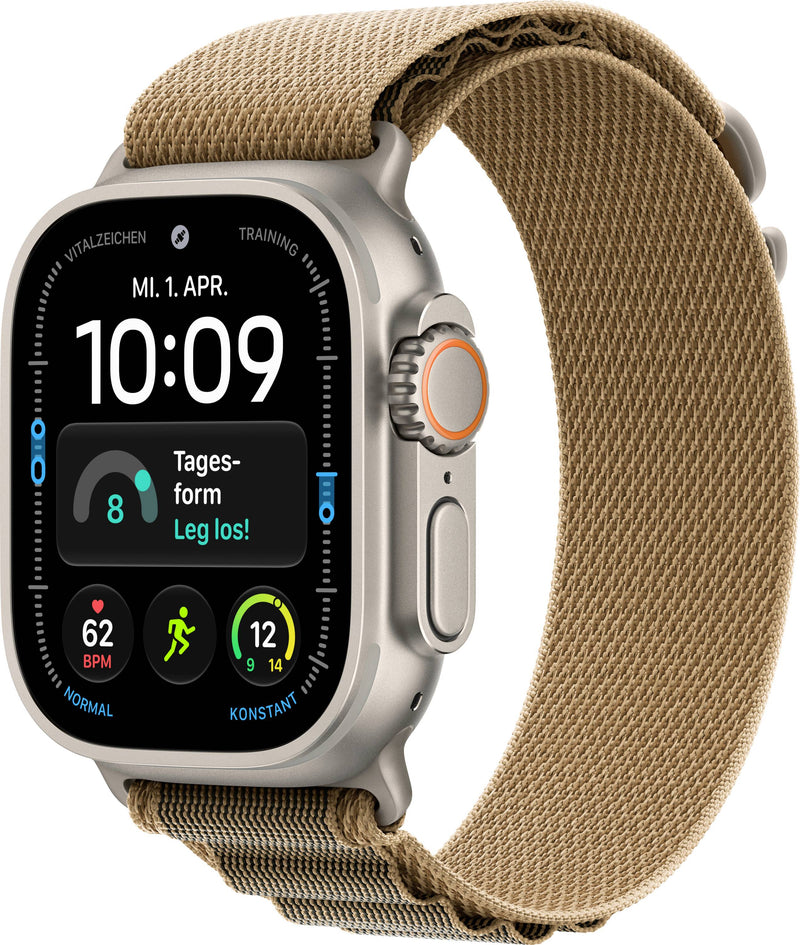 Apple Watch Ultra – Titan-Gehäuse, Mobilfunkfunktion