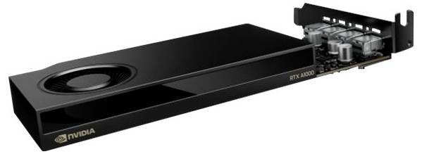 NVIDIA RTX Grafikkarte – 8 GB Speicher, 4 Bildschirme