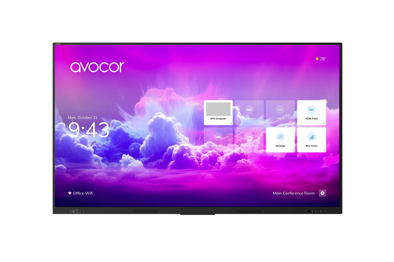 Avocor 55" Interaktives Display – 4K-Auflösung, Multi-Touch