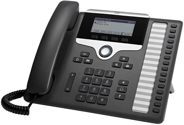 Cisco VoIP-Telefon – HD-Sprachqualität, 16 Funktionstasten