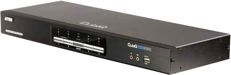 ATEN KVM Switch – 4 PCs steuern, Audio & USB integriert