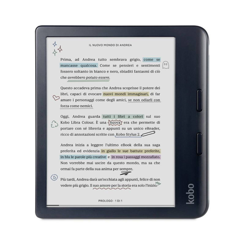 Kobo Libra eBook-Reader – 7" Farbdisplay, 32 GB Speicher