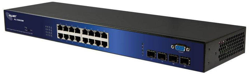 ALLNET 16-Port Gigabit Switch – Lüfterlos, Smart Managed