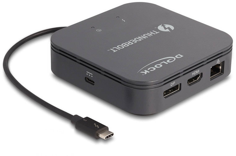 DELOCK Thunderbolt 3 Dockingstation – 8K-Display, USB-C Stromversorgung