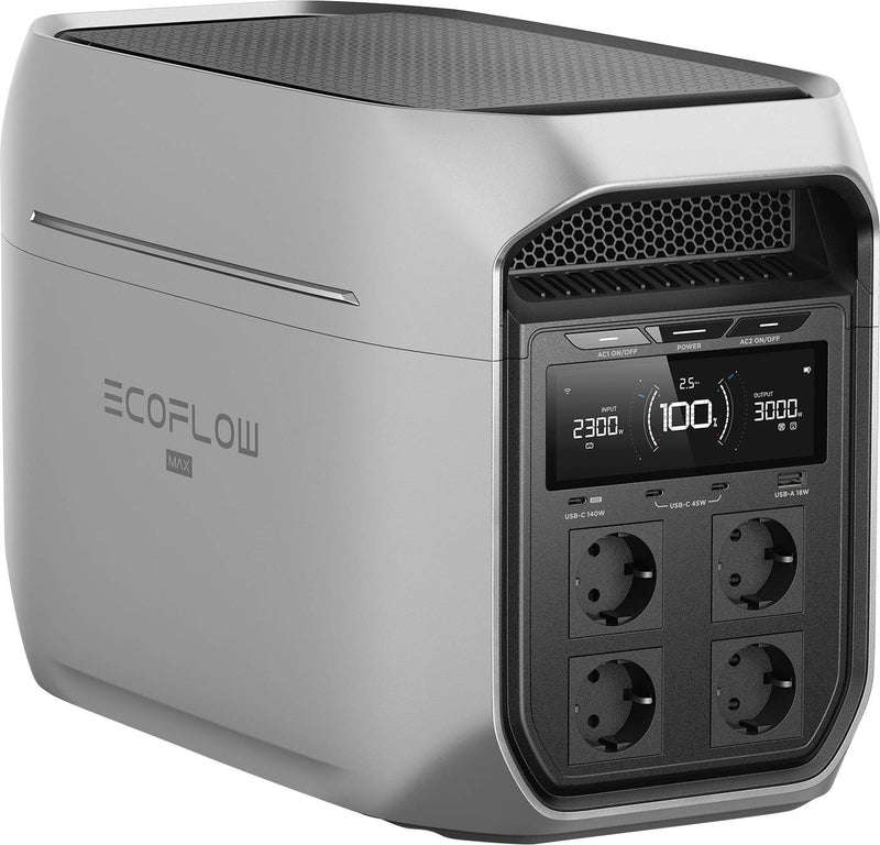 Ecoflow Delta 3 Max Plus – Tragbare Powerstation für flexiblen Einsatz