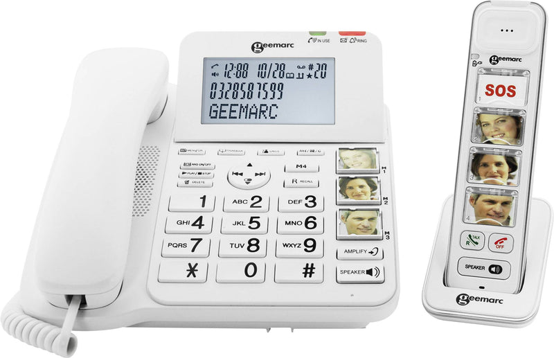 GEEMARC Seniorentelefon – große Tasten, einfache Bedienung