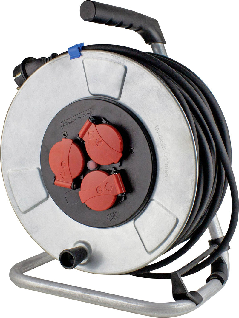 AS-Schwabe Kabeltrommel – 50 m, Schutzkontakt-Stecker