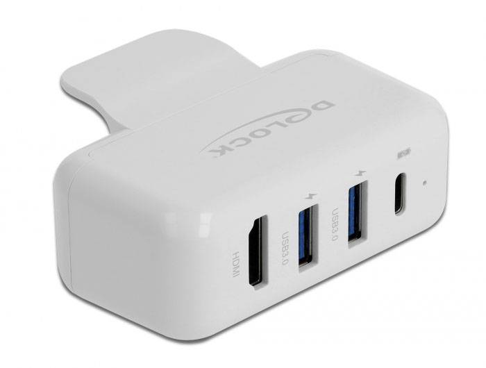 DELOCK Adapter – HDMI 4K, USB-C Stromversorgung