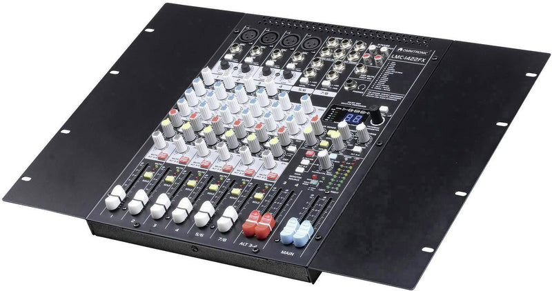 OMNITRONIC Mischpult – 8 Kanäle, USB-Anschluss