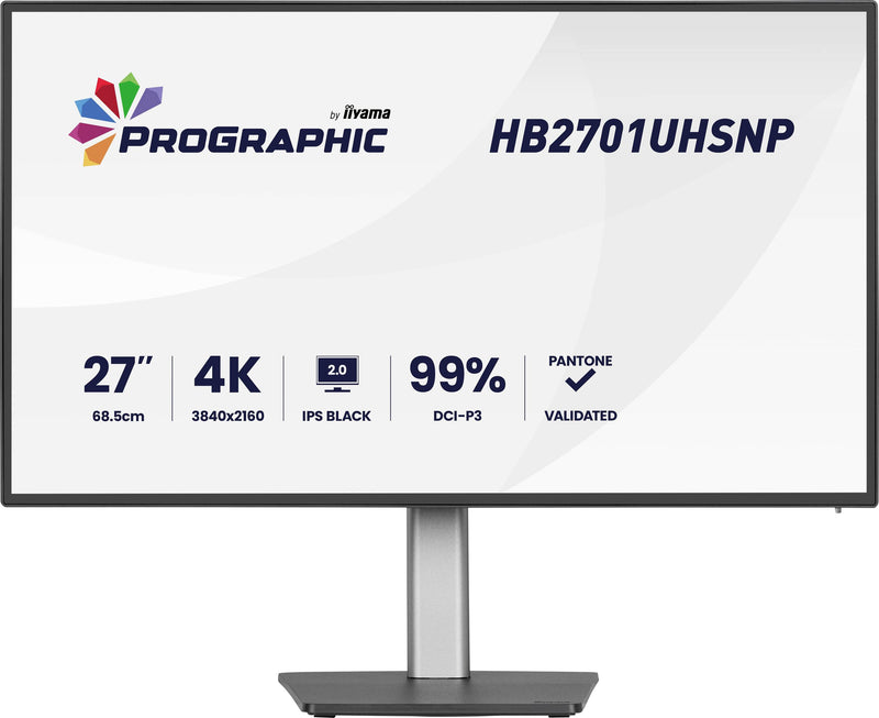 Iiyama 27" LED-Monitor – 4K-Auflösung, USB-C-Anschluss