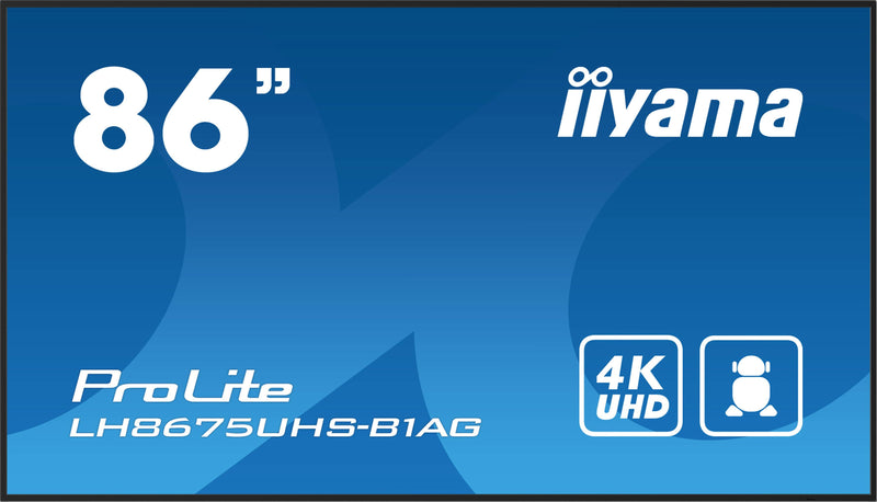 Iiyama 86" Display – Ideal für Digital Signage, Android-basiert