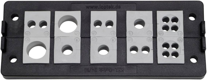Icotek Kabeleinführungsleiste – einfache Kabelorganisation