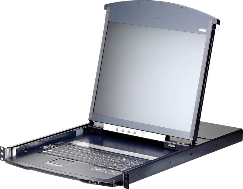 ATEN 19" KVM-Konsole – 8-Port Switch, platzsparend