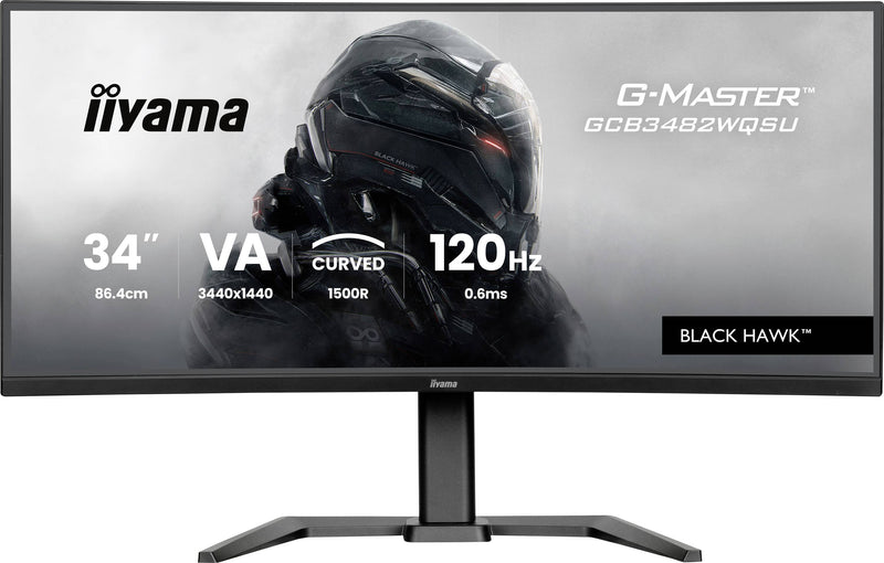 Iiyama 34" Curved Gaming-Monitor – 2K-Auflösung, schnelle Reaktionszeit