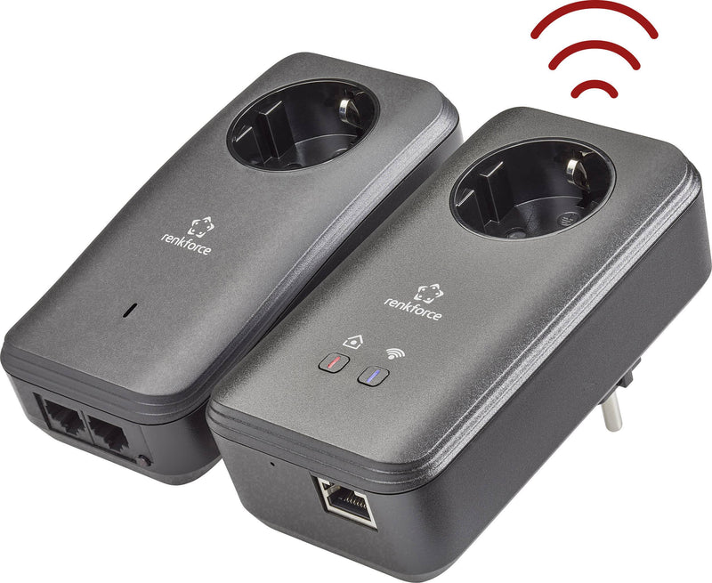 Conrad Renkforce WiFi Powerline Kit – Schnelles Internet über Stromleitung