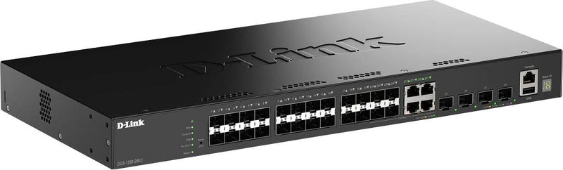 D-Link Netzwerkswitch – 28 Ports, Gigabit Ethernet