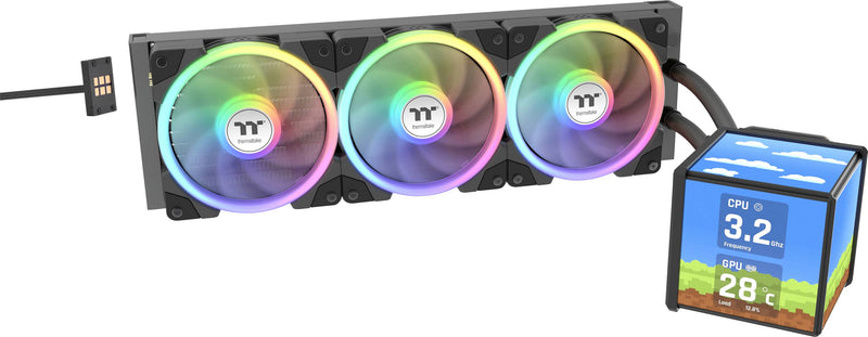 Thermaltake MINECUBE 360 – Flüssigkühlung mit RGB-Beleuchtung