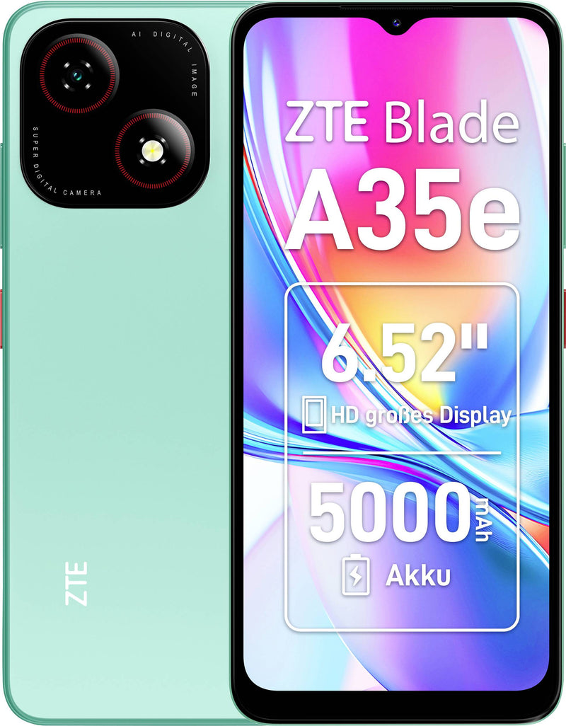 ZTE Blade A35e Smartphone – 6,52" Display, Dual-SIM